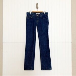 J Brand Size 27 Straight Leg Blue Dark Blue Jeans